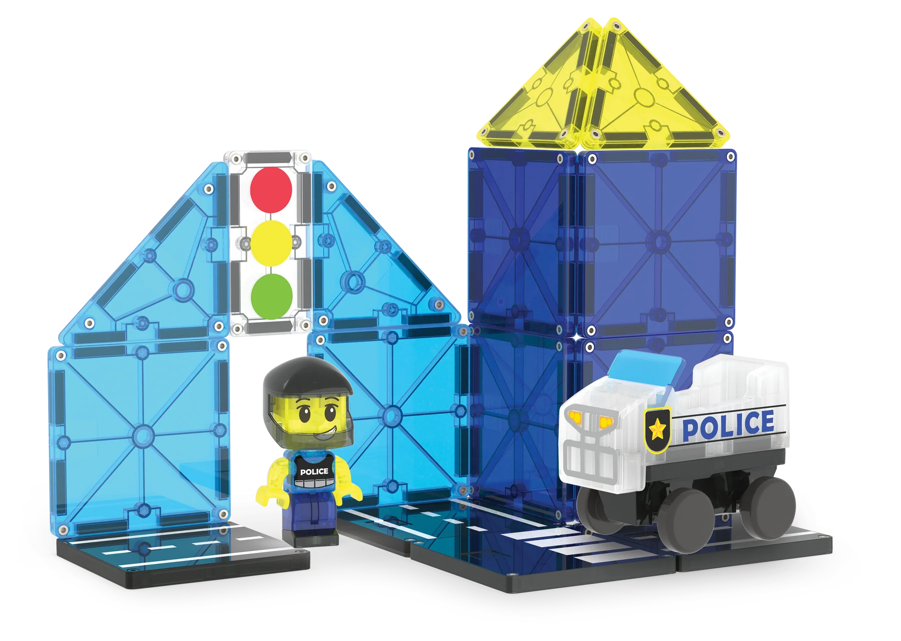 Magna Tiles - Police Patrol - 20 piece