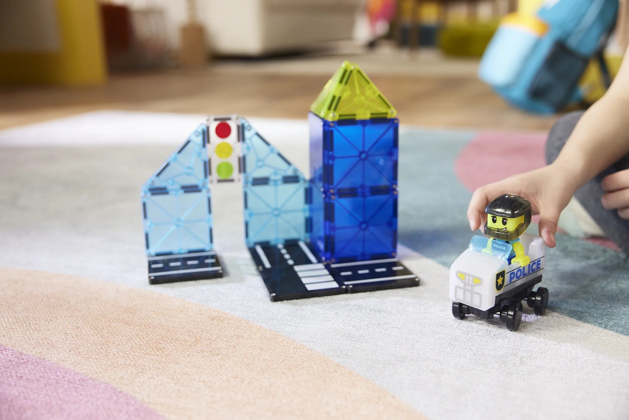 Magna Tiles - Police Patrol - 20 piece