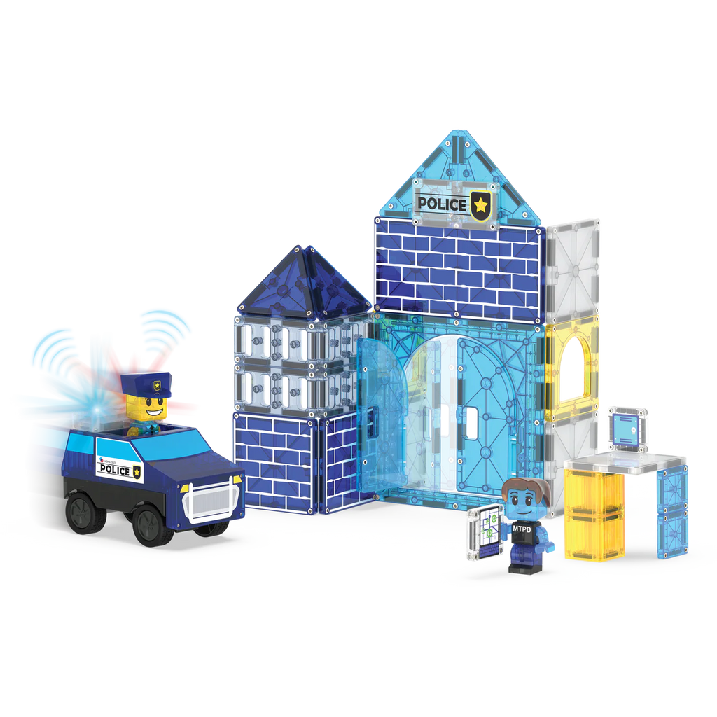 Magna Tiles - Police Station - 35 piece