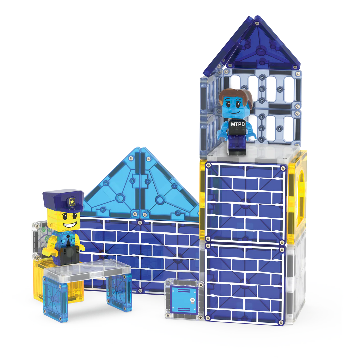 Magna Tiles - Police Station - 35 piece