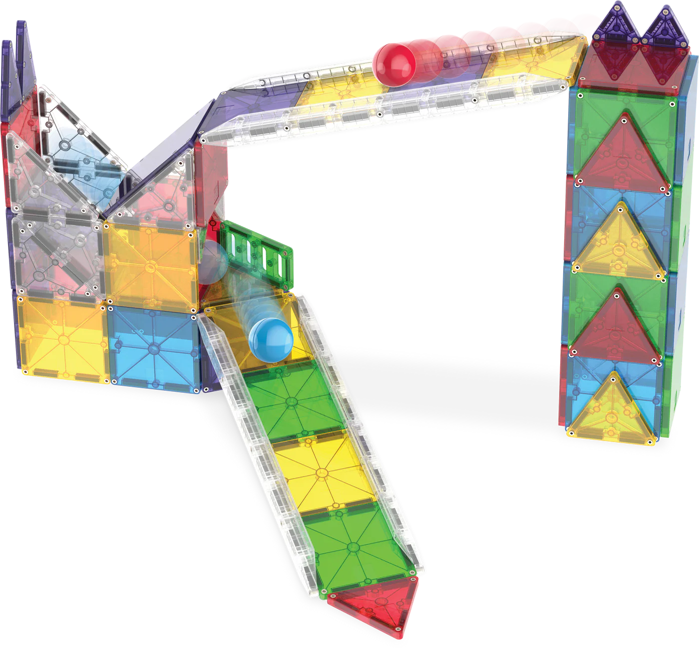 Magna Tiles - Rail Racer Deluxe Set - 90 piece
