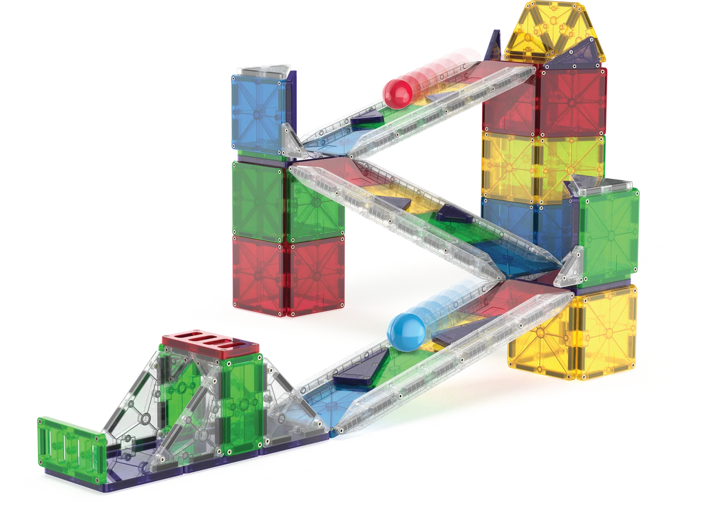 Magna Tiles - Rail Racer Deluxe Set - 90 piece