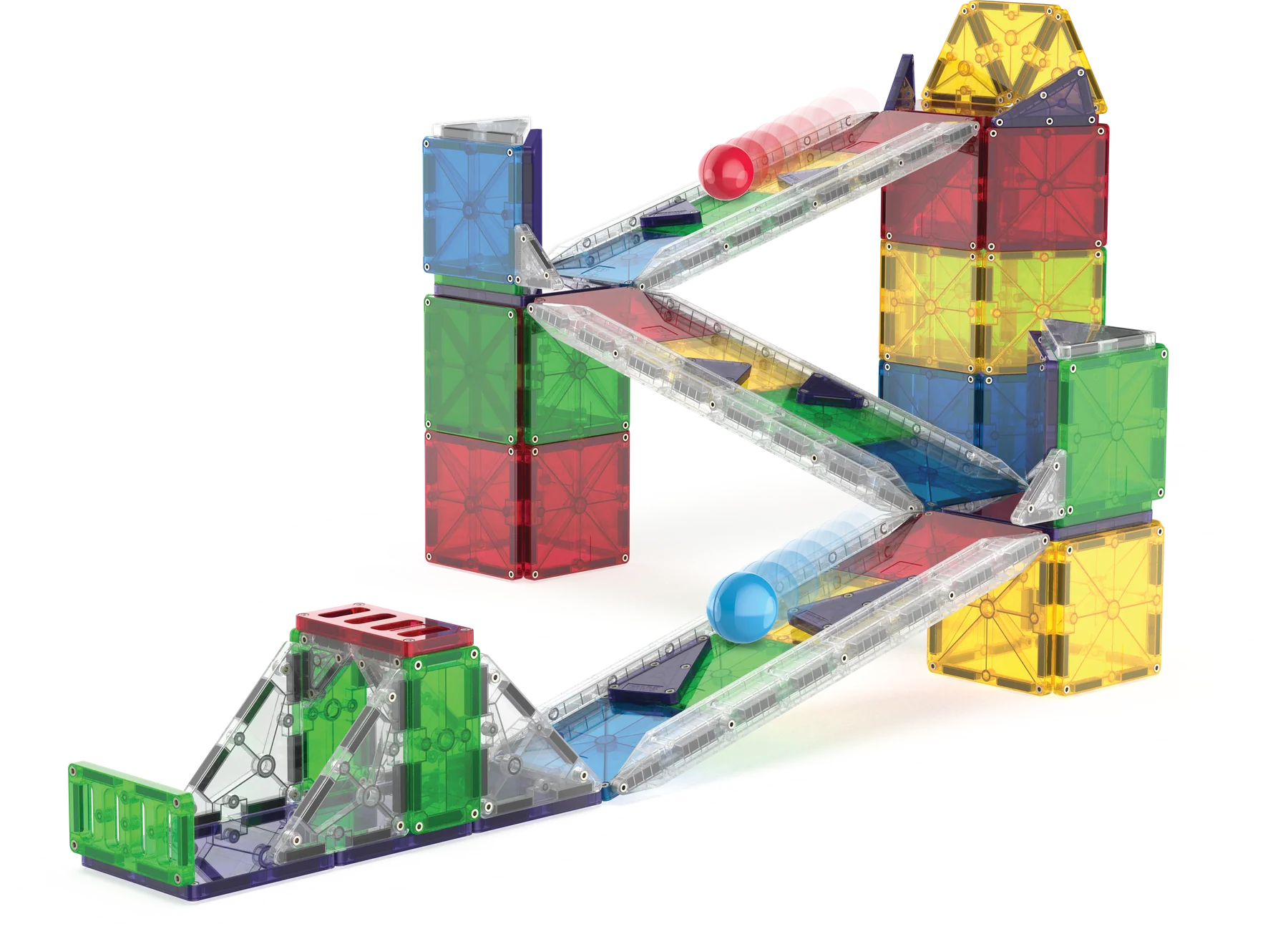Magna Tiles - Rail Racer Deluxe Set - 90 piece