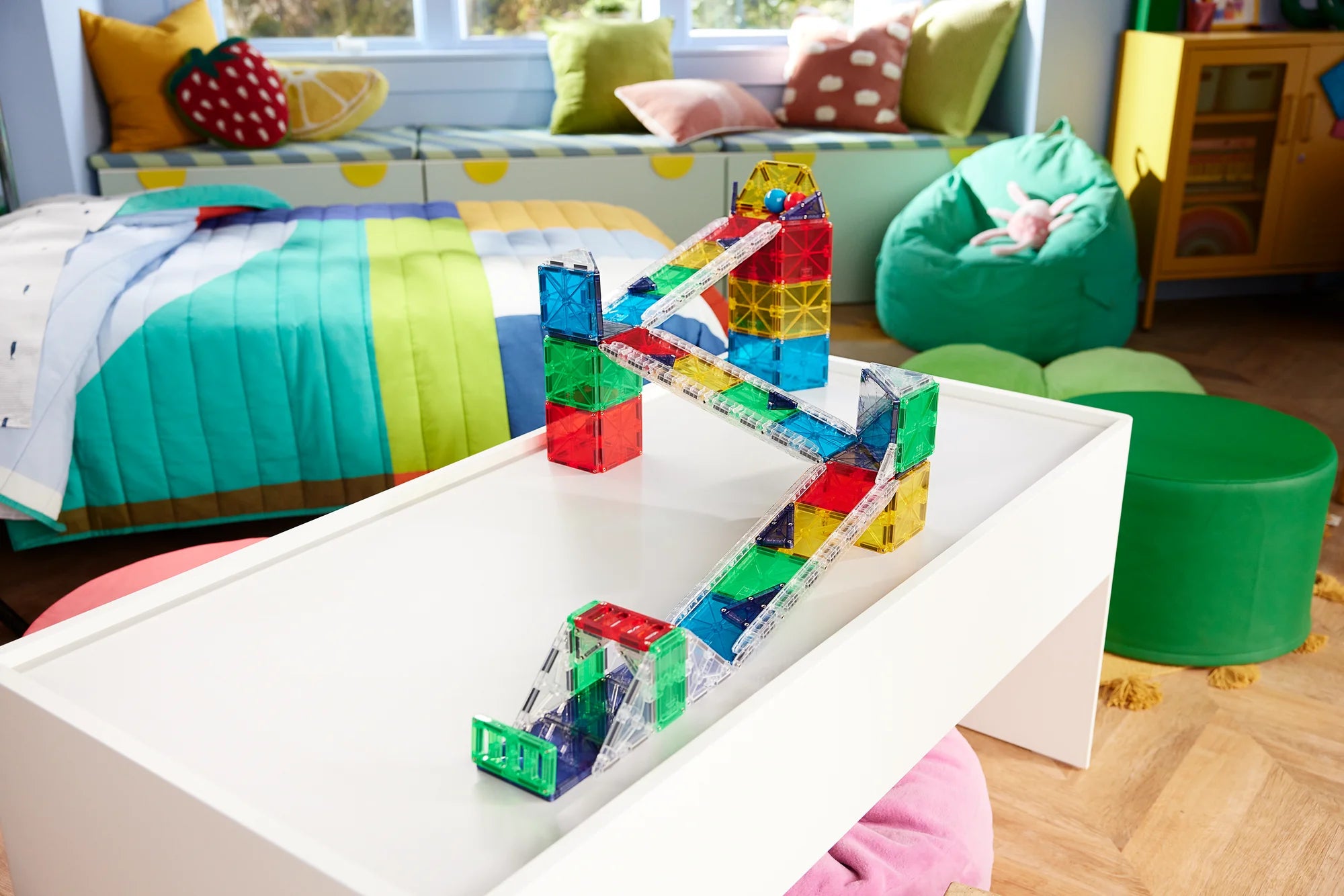 Magna Tiles - Rail Racer Deluxe Set - 90 piece