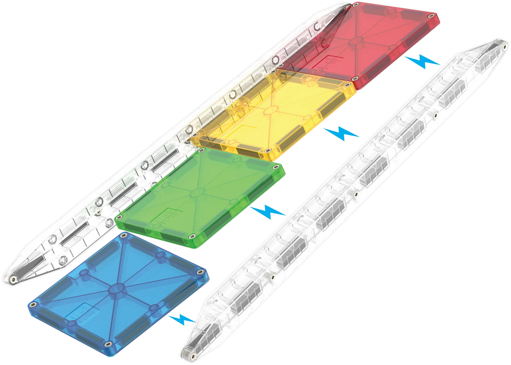 Magna Tiles - Rail Racer Set - 33 piece