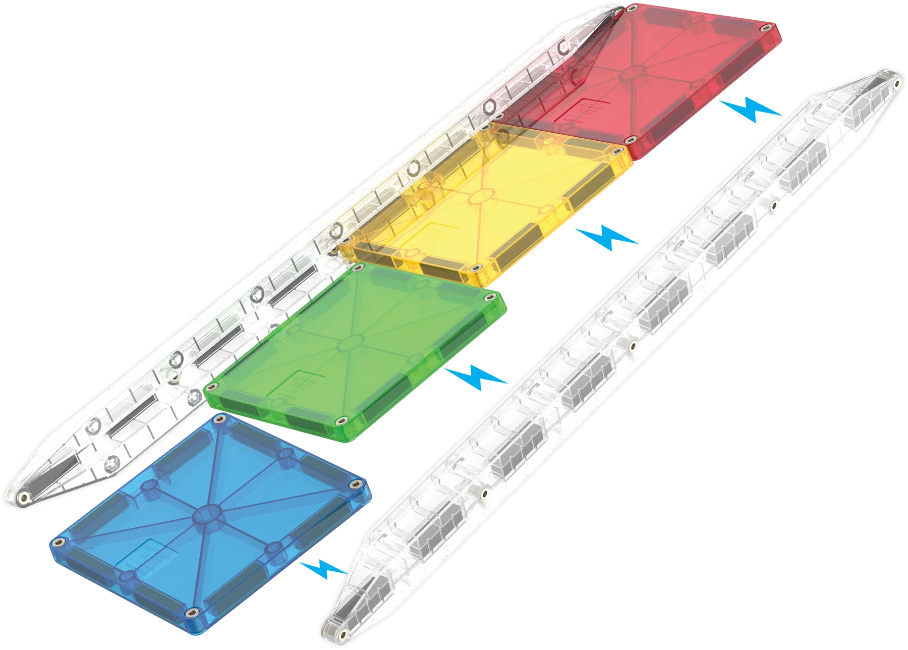 Magna Tiles - Rail Racer Set - 33 piece