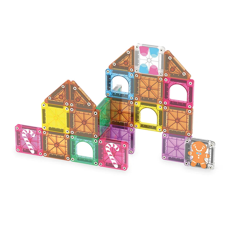 Magna Tiles - Micromags Travel Gingerbread House