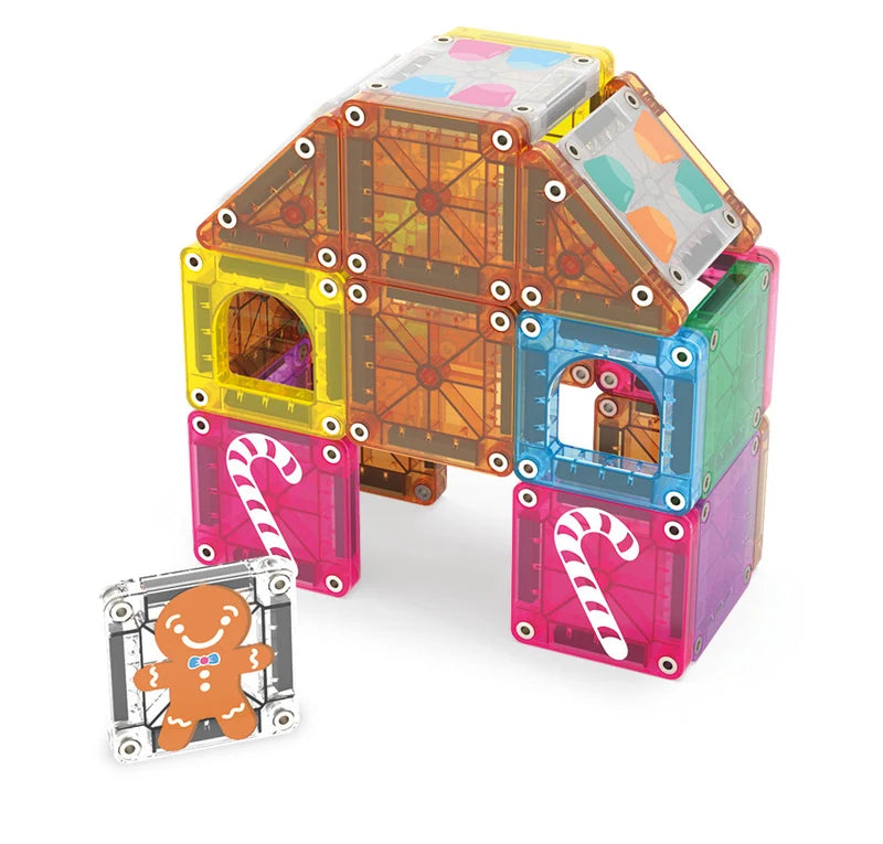 Magna Tiles - Micromags Travel Gingerbread House