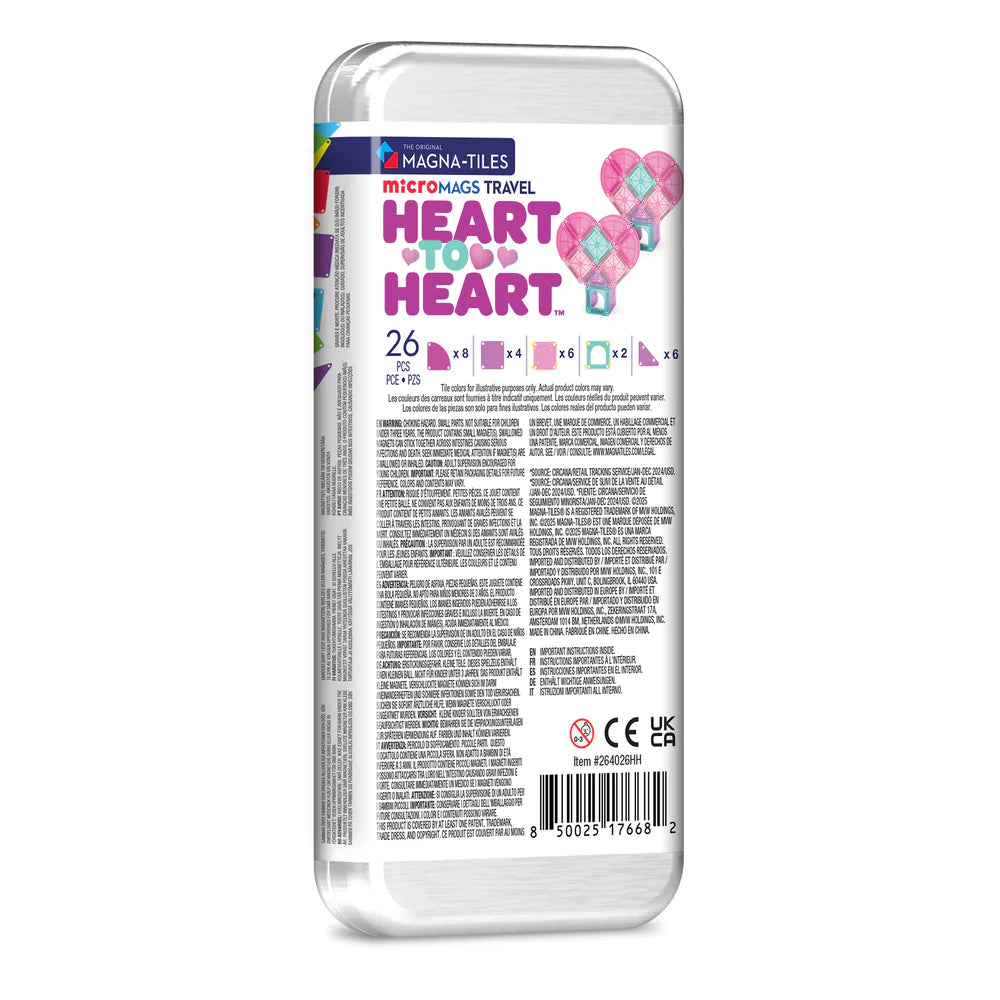 Magna Tiles - Heart to Heart Travel Tin