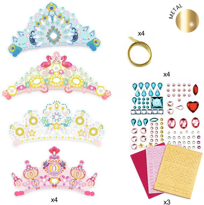 Djeco - Do It Yourself Like A Princess Tiaras