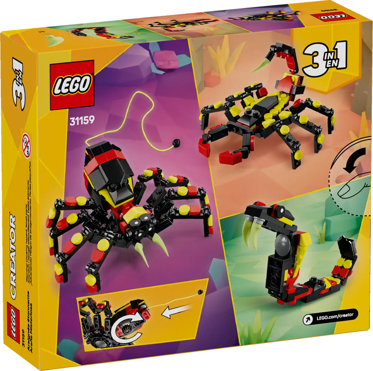LEGO - Creator Wild Animals Surprising Spider 31159