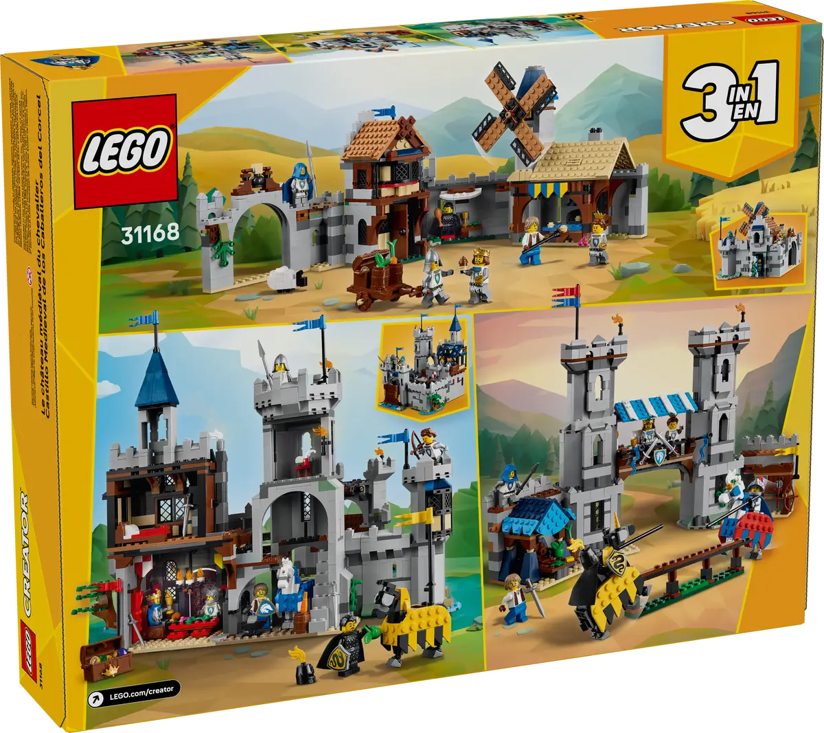 LEGO - Creator Medieval Horse Knight Castle 31168