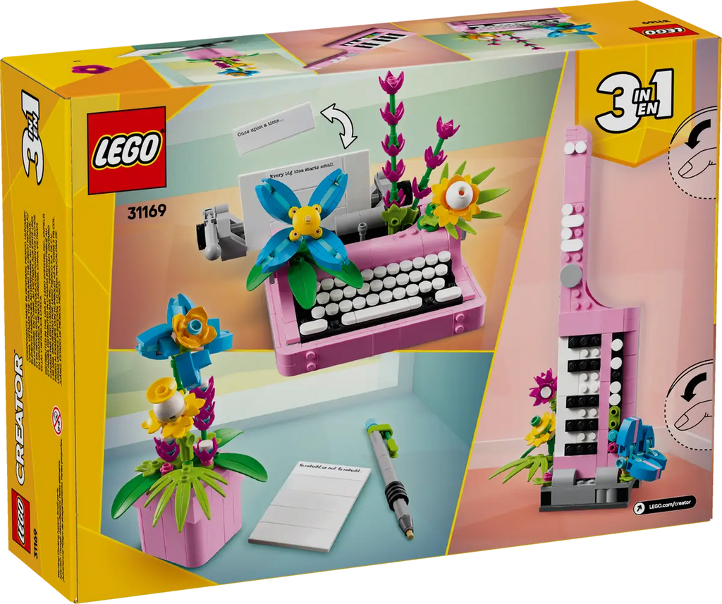 LEGO - Creator Typewriter with Flowers 31169