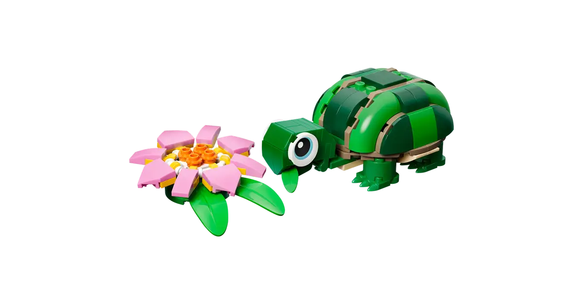 LEGO - Creator Turtle with a Waterlily 31377