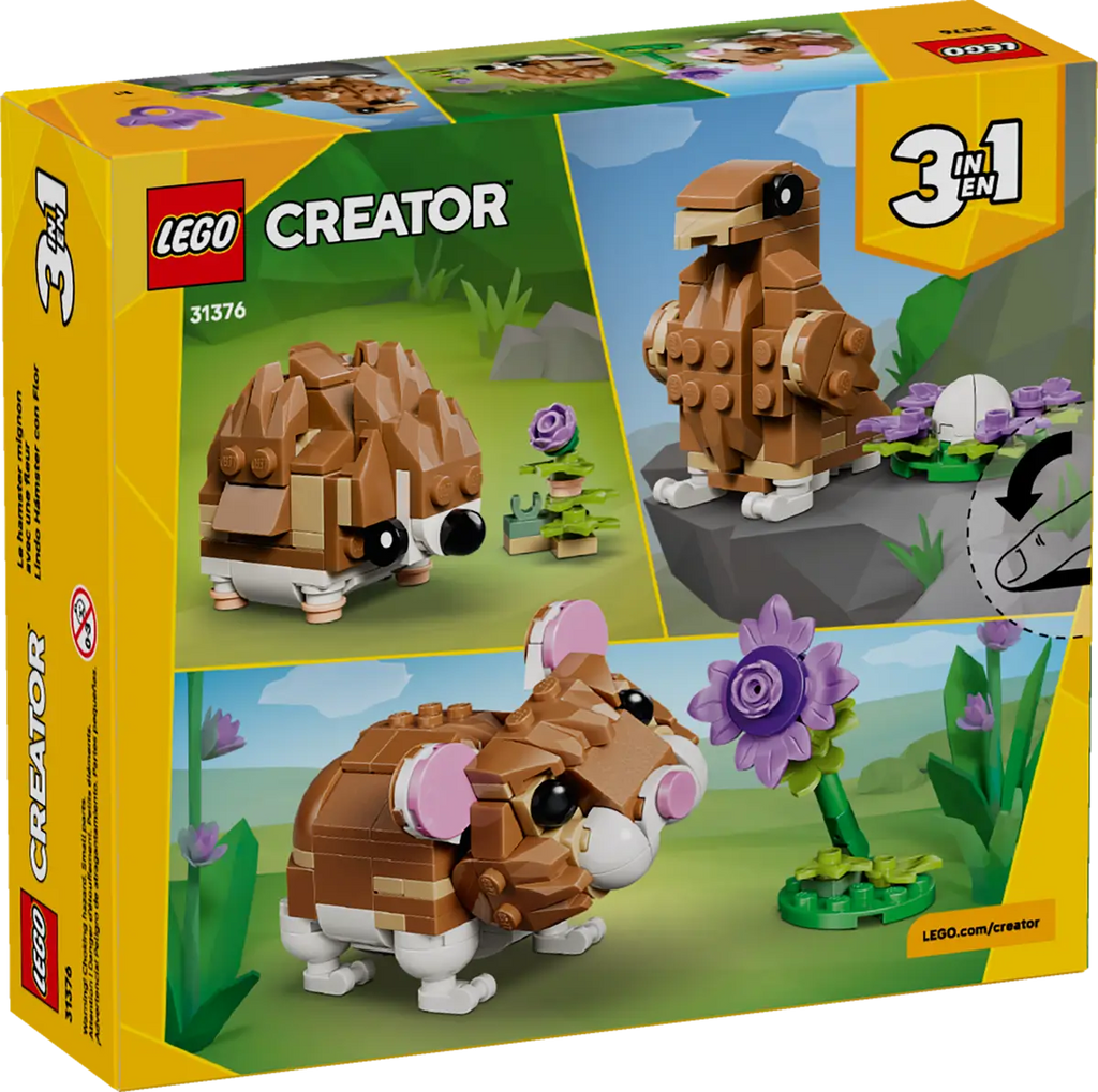 LEGO - Creator Cute Hamster with a Flower 31376