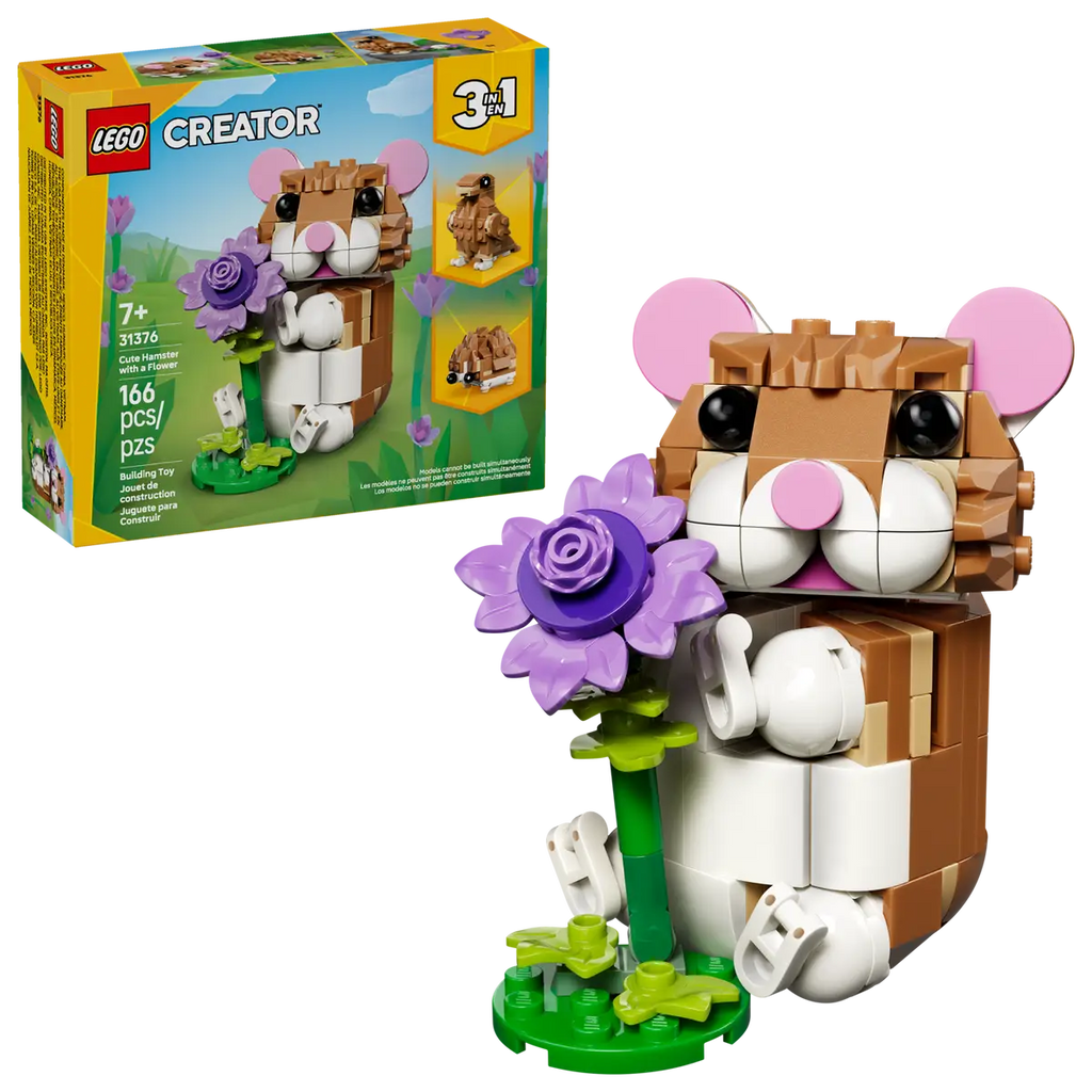 LEGO - Creator Cute Hamster with a Flower 31376