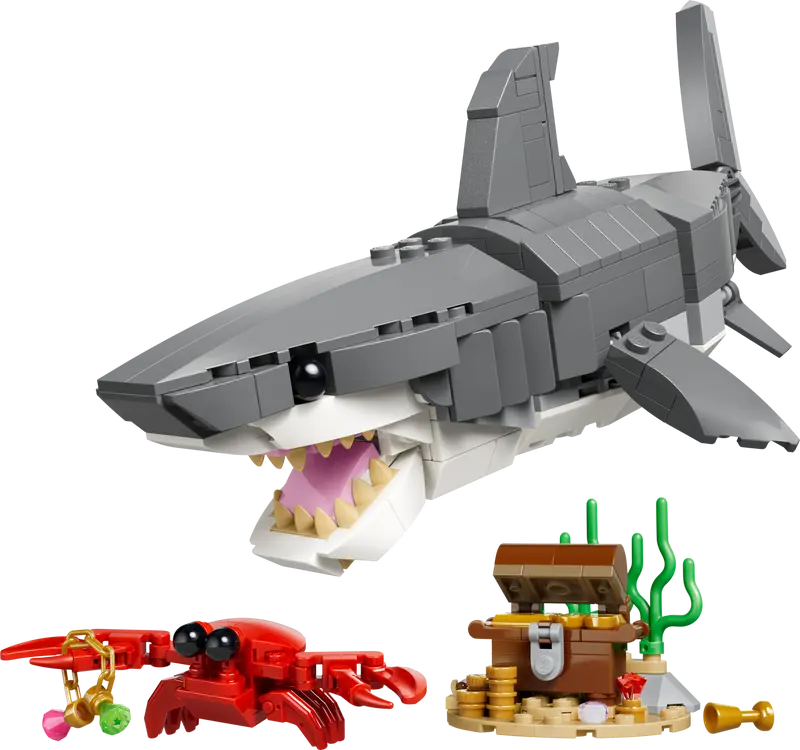 LEGO - Creator Fierce Shark with Treasure Chest 31381