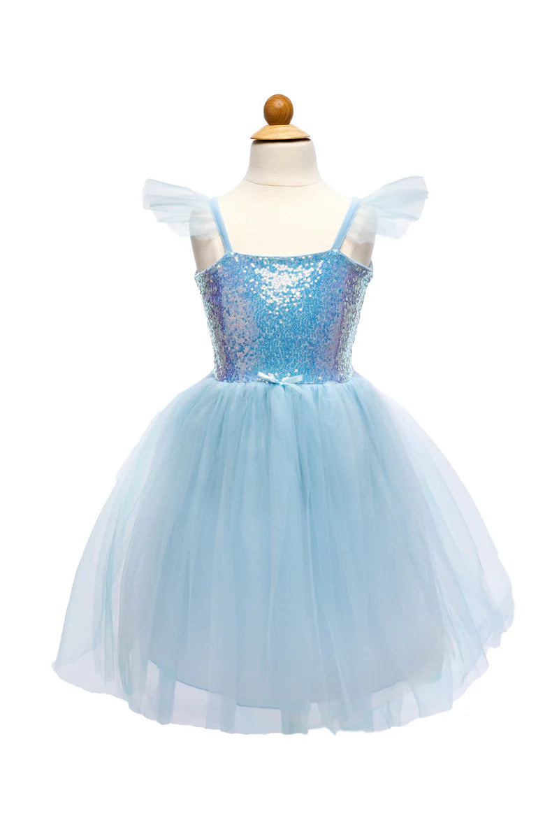 Great Pretenders - Blue Sequins Princess Dress - Size 5-6