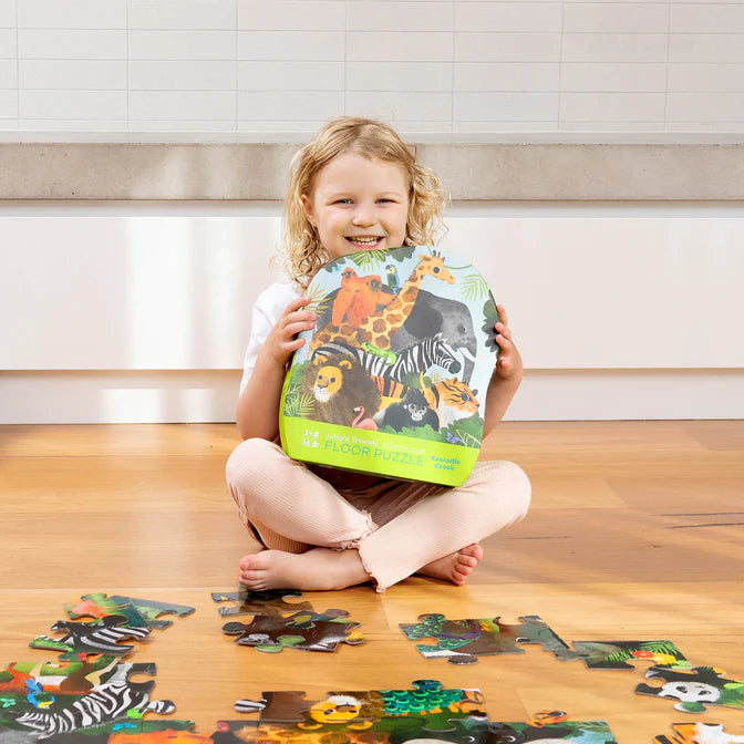 Crocodile Creek - Puzzle Floor 36pcs Jungle Friends
