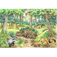 Ravensburger - 2x12pc Animals in the Forest & Meadow Puzzle