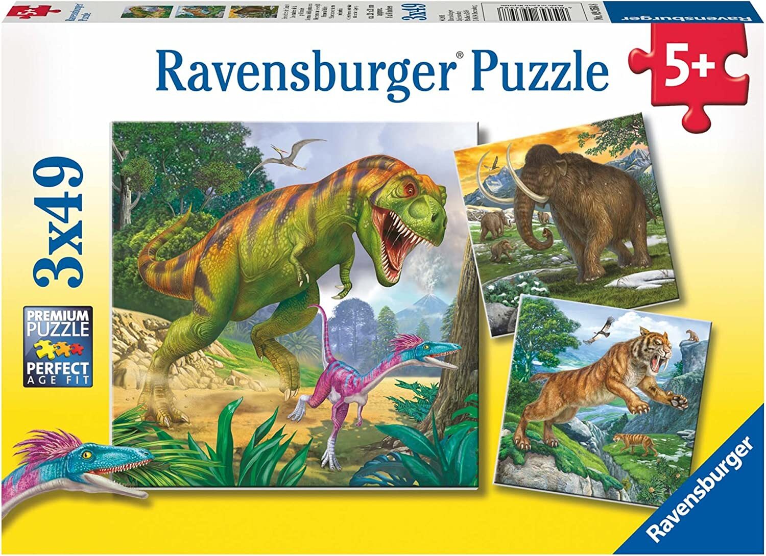 Ravensburger - 3x49pc Primeval Ruler Puzzle