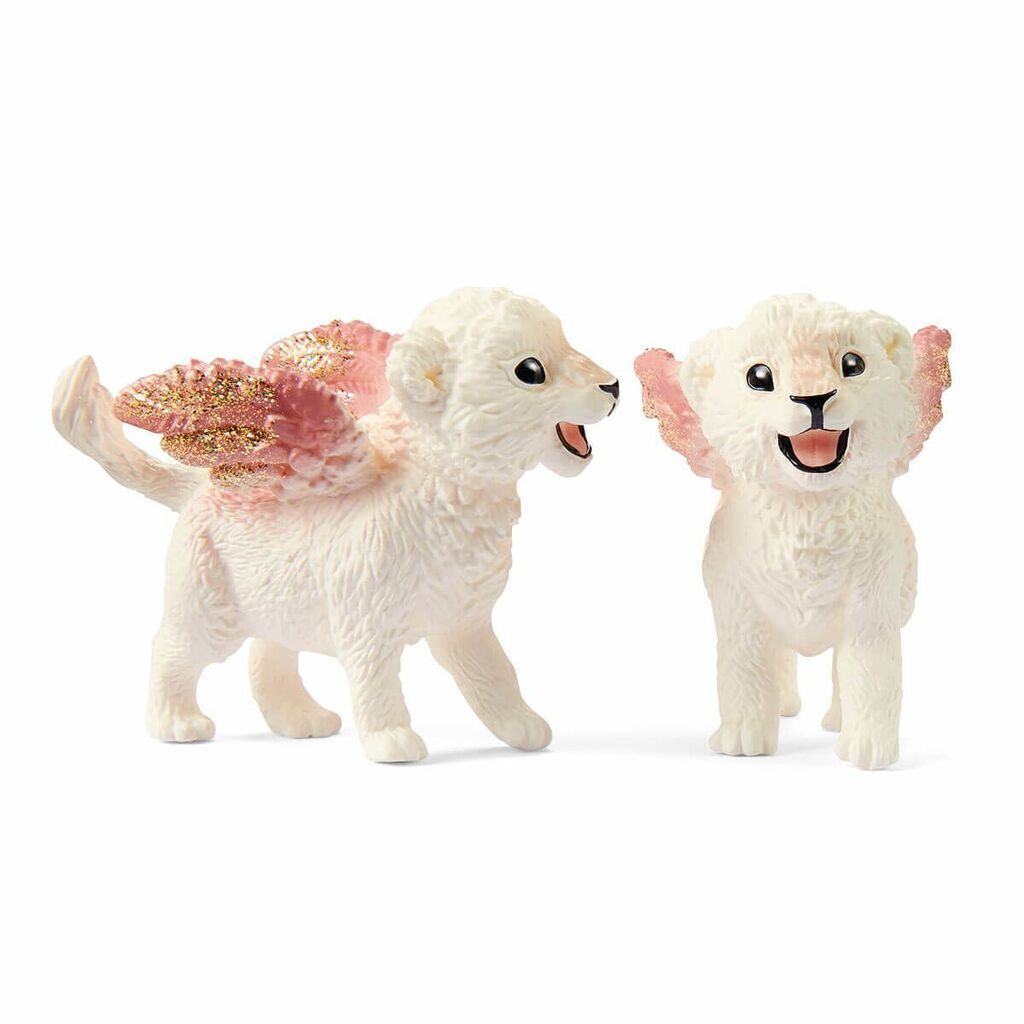 Schleich - Winged Baby Lion Training