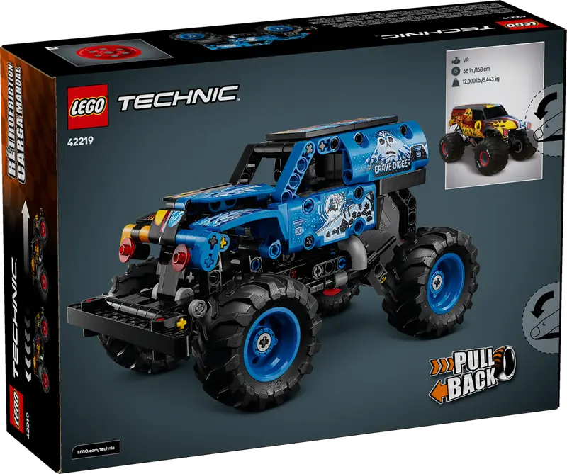 LEGO - Technic Monster Jam Grave Digger Fire and Ice 42219