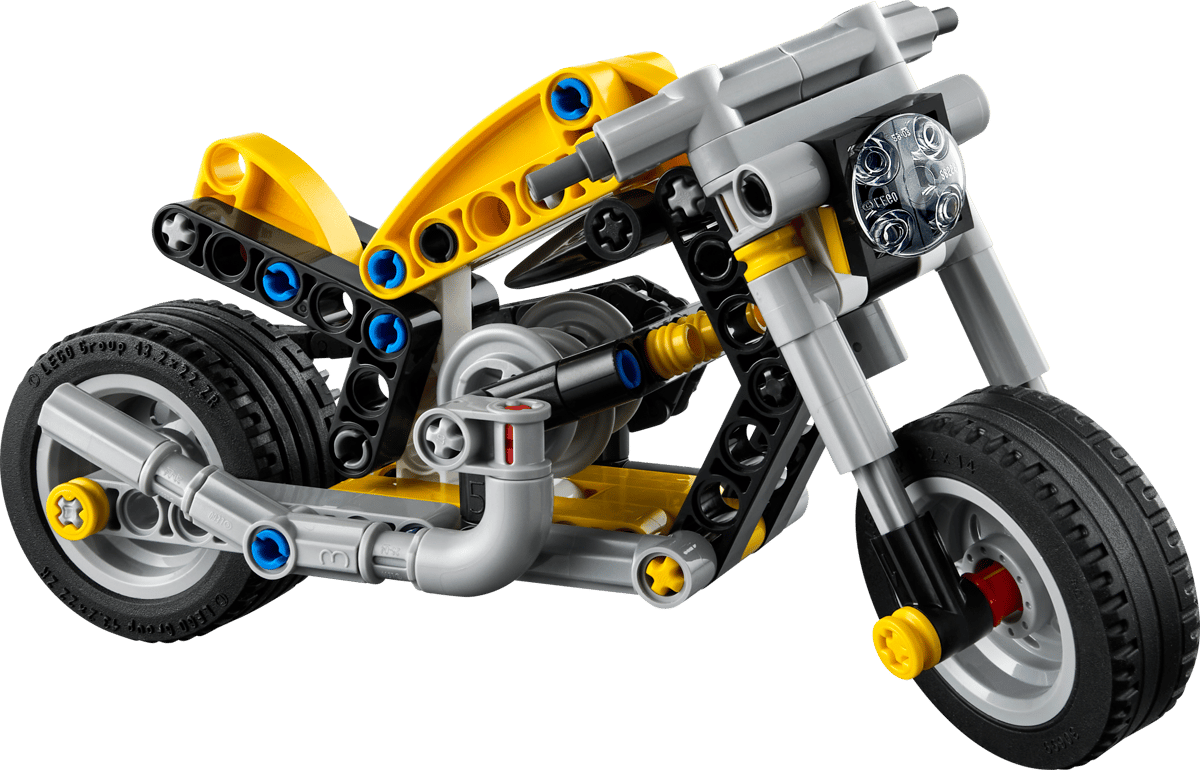 LEGO - Technic Yellow Motorcycle 42225