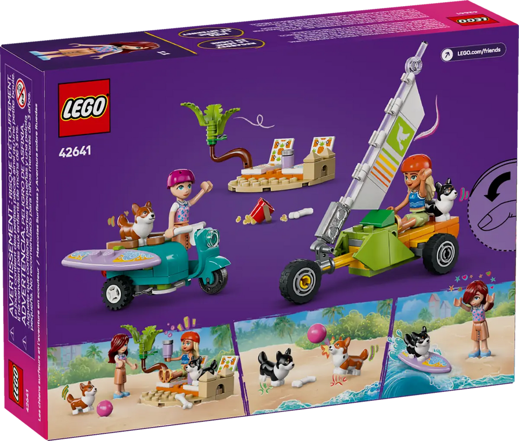 LEGO - Friends Surfing Dogs & Scooter Adventure 42641