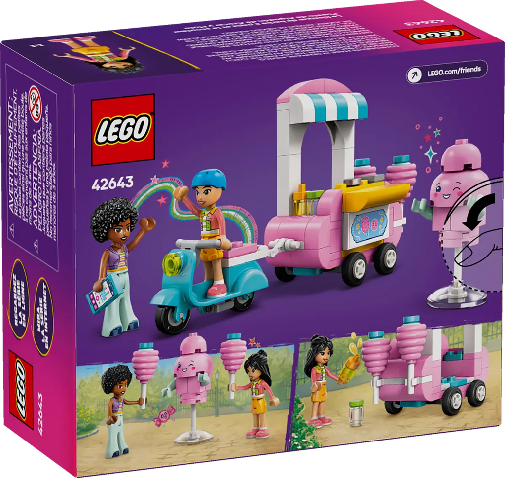 LEGO - Friends Cotton Candy Stand & Scooter 42643