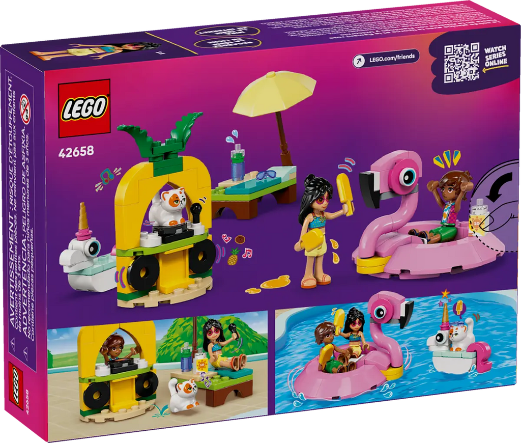 LEGO - Friends Unicorn & Flamingo Pool Party 42658