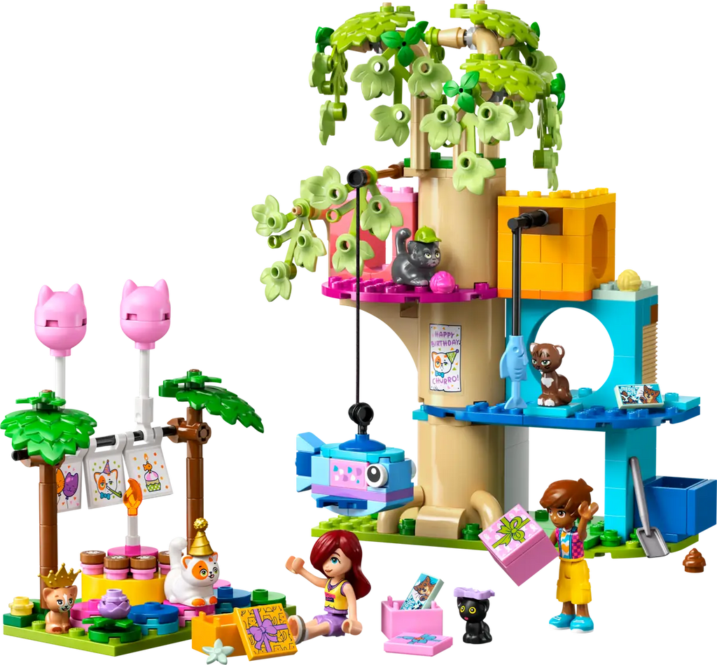 LEGO - Friends Cat Birthday Party & Tree House 42666