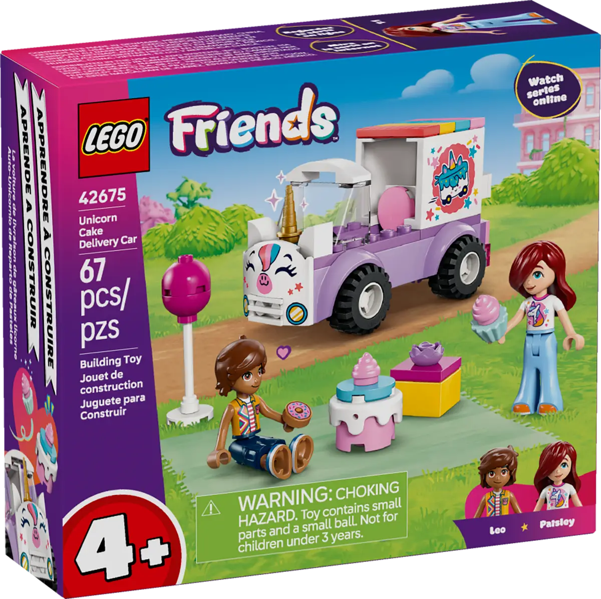 LEGO - Friends Unicorn Cake Delivery Car 42675
