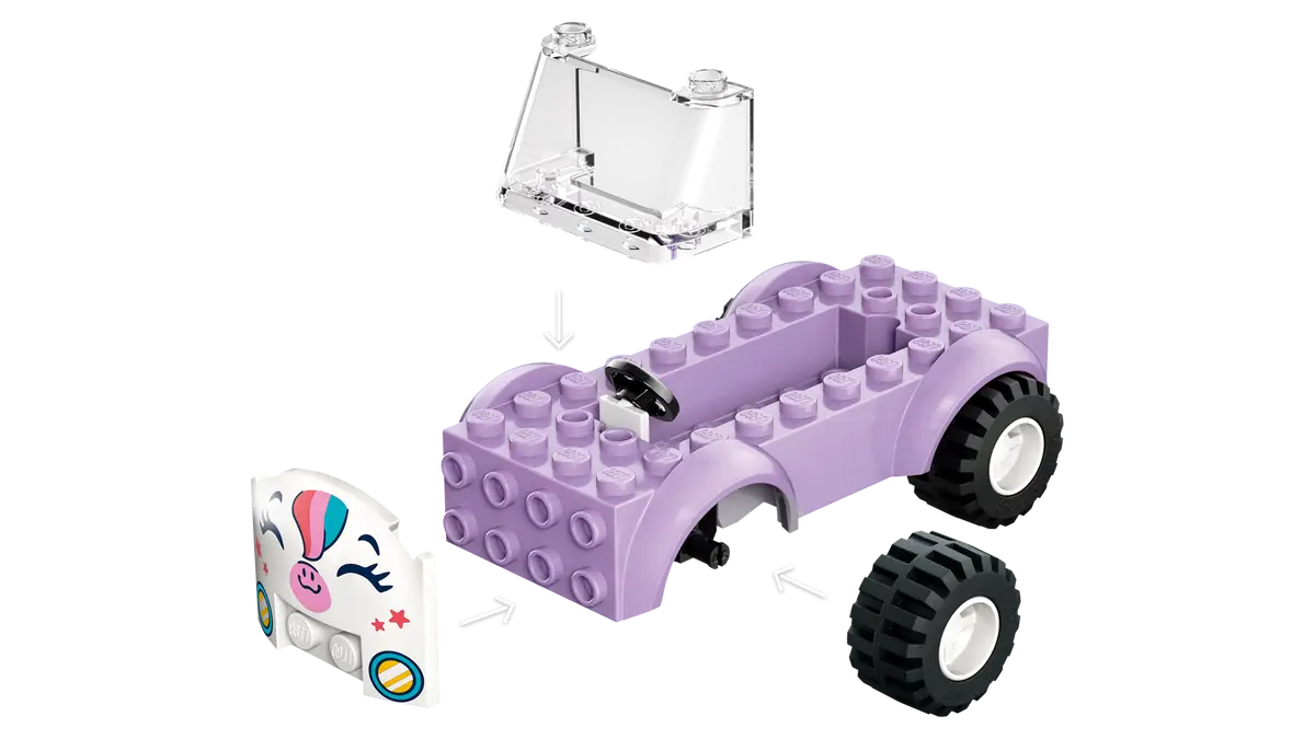 LEGO - Friends Unicorn Cake Delivery Car 42675