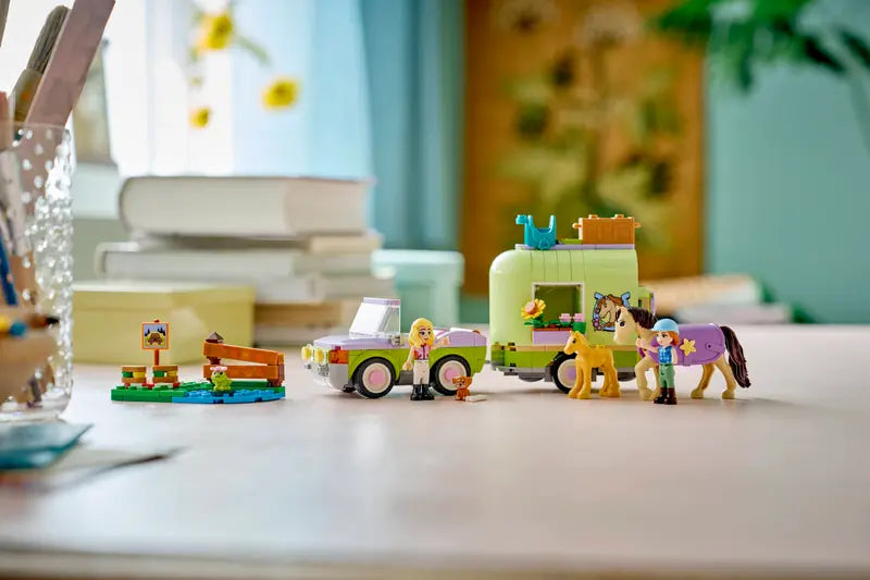 LEGO - Friends Horse and Baby Foal Trailer 42695