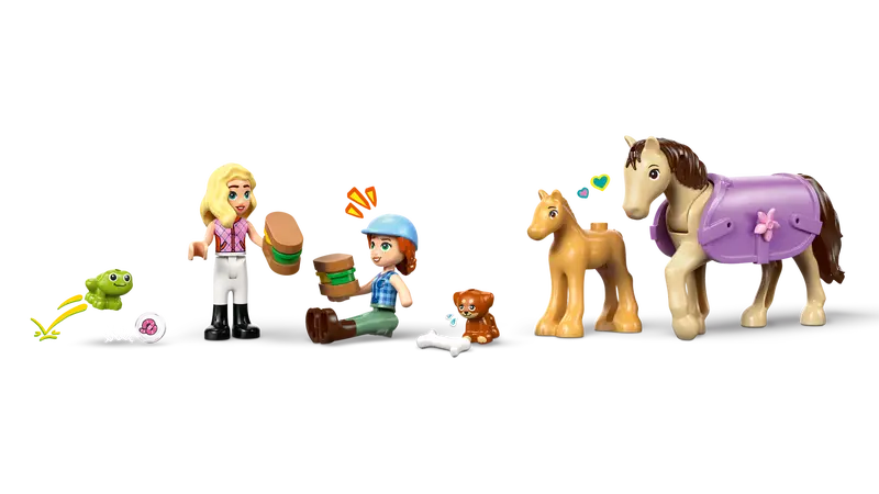 LEGO - Friends Horse and Baby Foal Trailer 42695