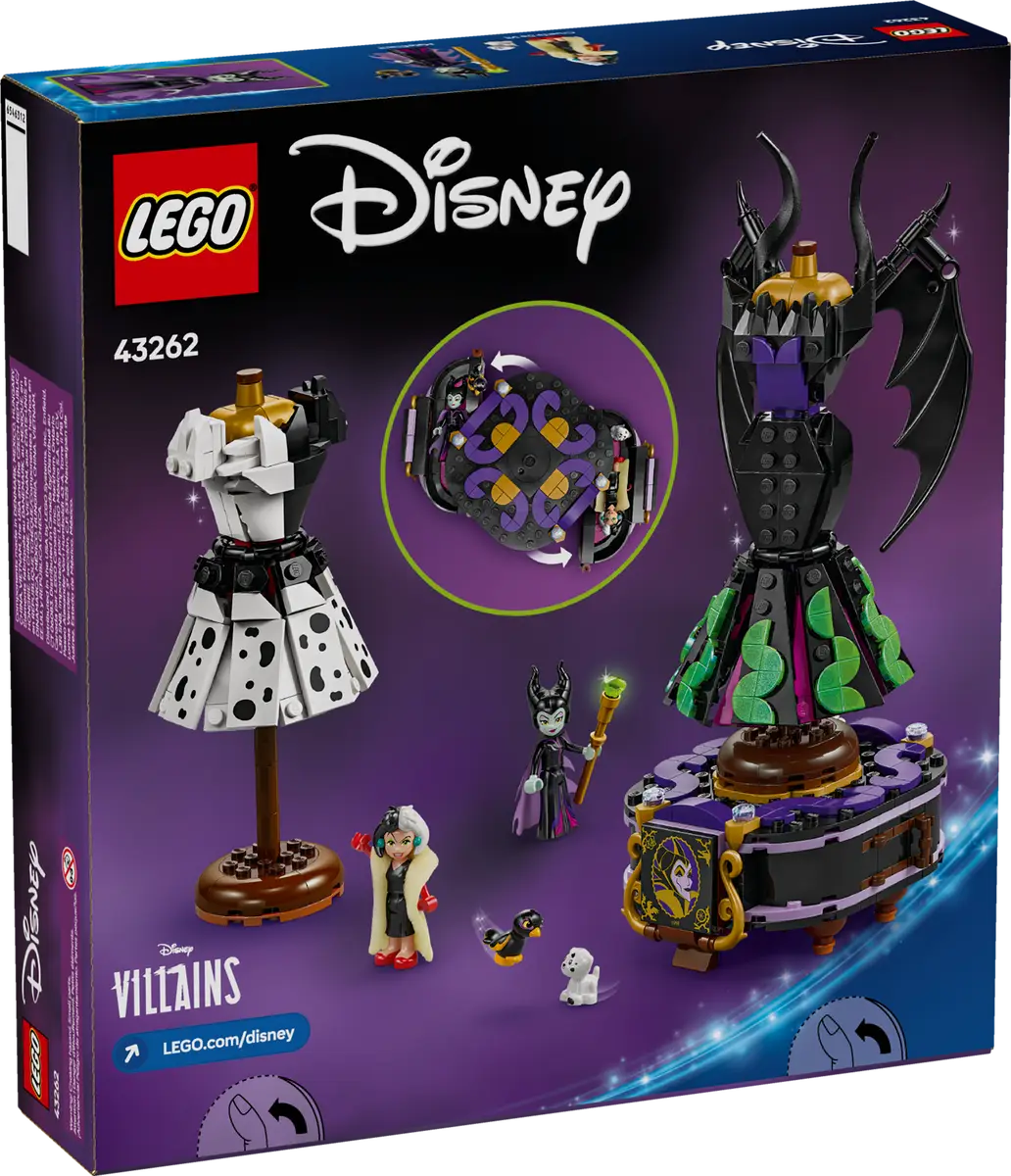 LEGO - Disney Maleficent's and Cruella De Vil's Dresses 43262