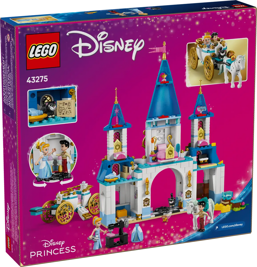 LEGO - Disney Cinderella's Castle & Horse Carriage 43275