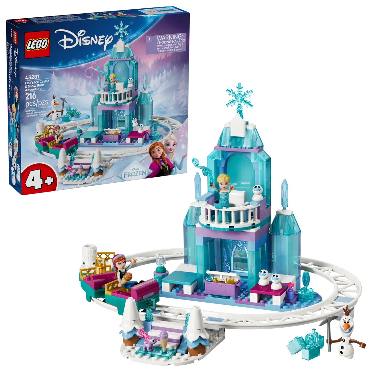 LEGO - Disney Elsa's Ice Castle & Snow Ride Adventures 43281