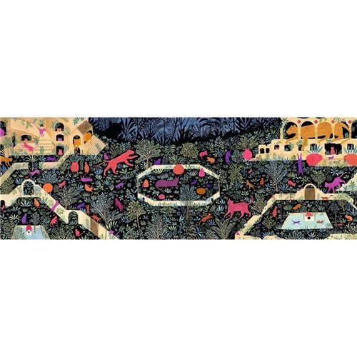 Djeco - The Kingdom of Cats 500 pc Gallery Puzzle with Poster