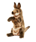 Hansa - Puppet Kangaroo and Joey 29cm
