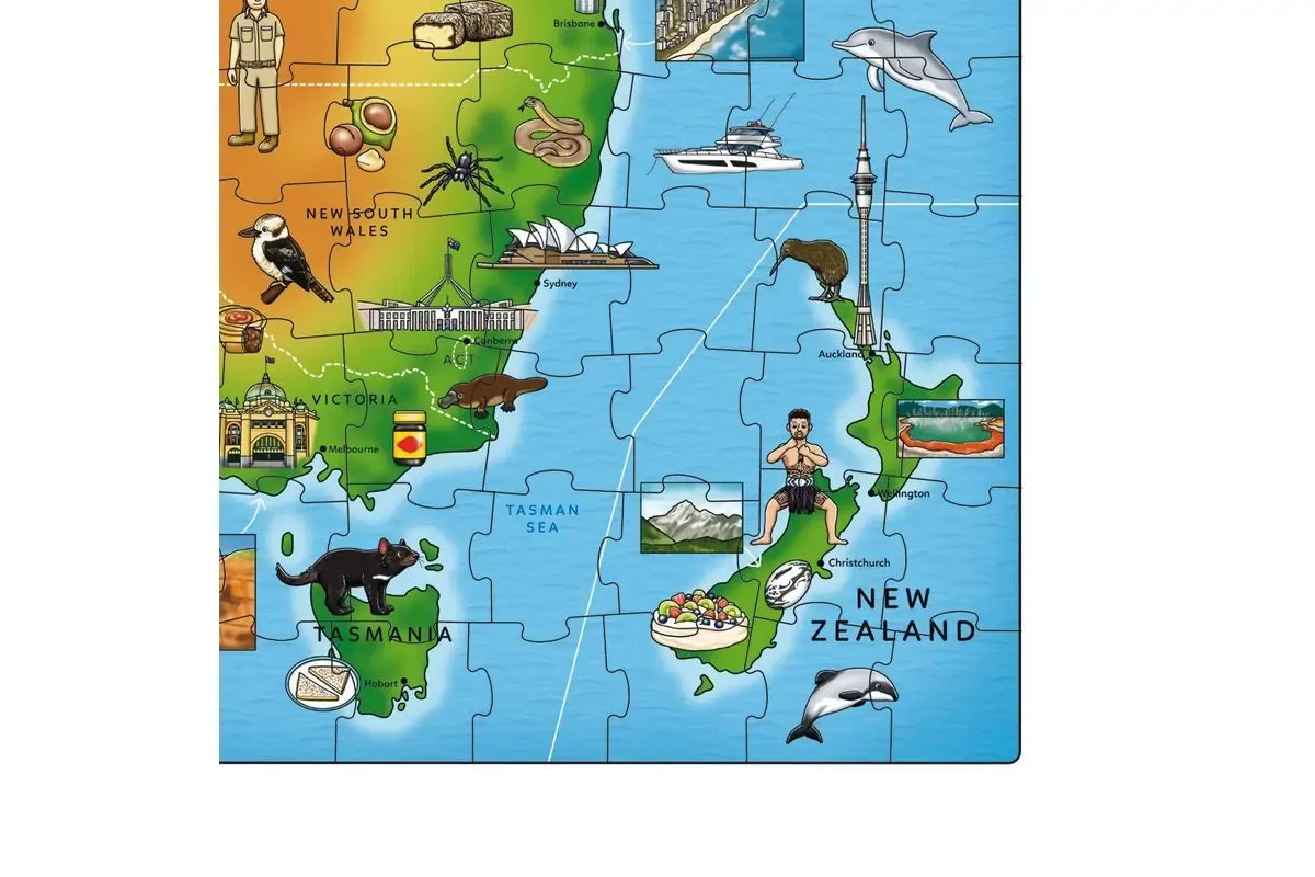 Orchard - Map of Australia & New Zealand Puzzle