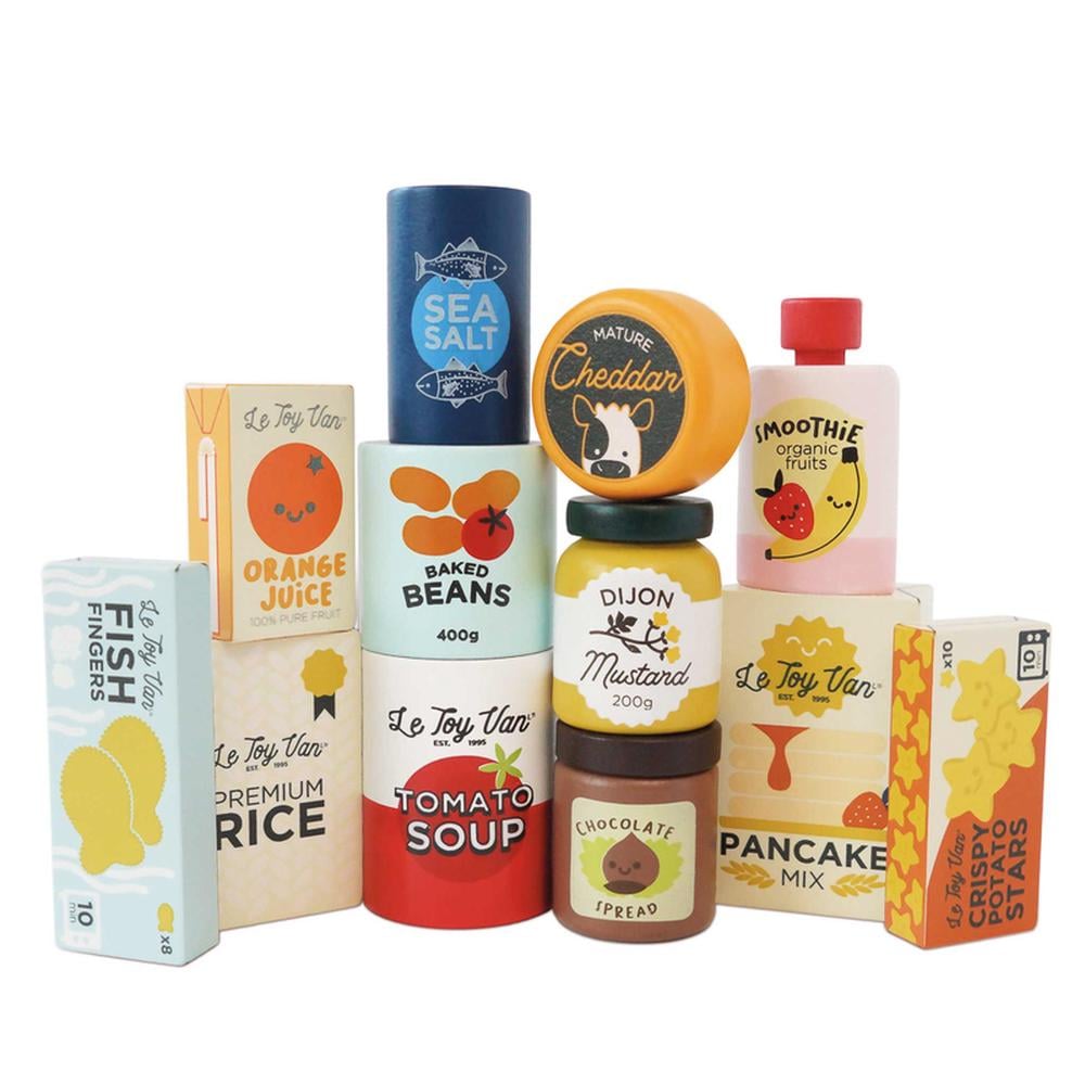 Le Toy Van - Supermarket Grocery Weekly Shop - 12 Piece