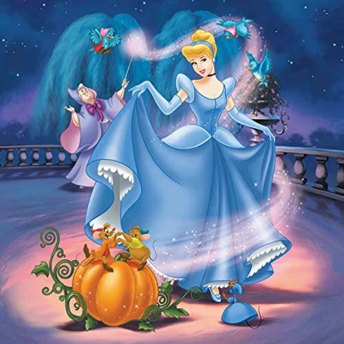 Ravensburger - Disney Snow White Cinderella Ariel 3x49p