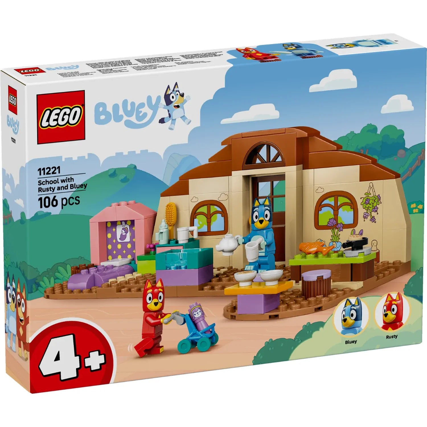 Lego - Bluey School with Rusty & Bluey 11221