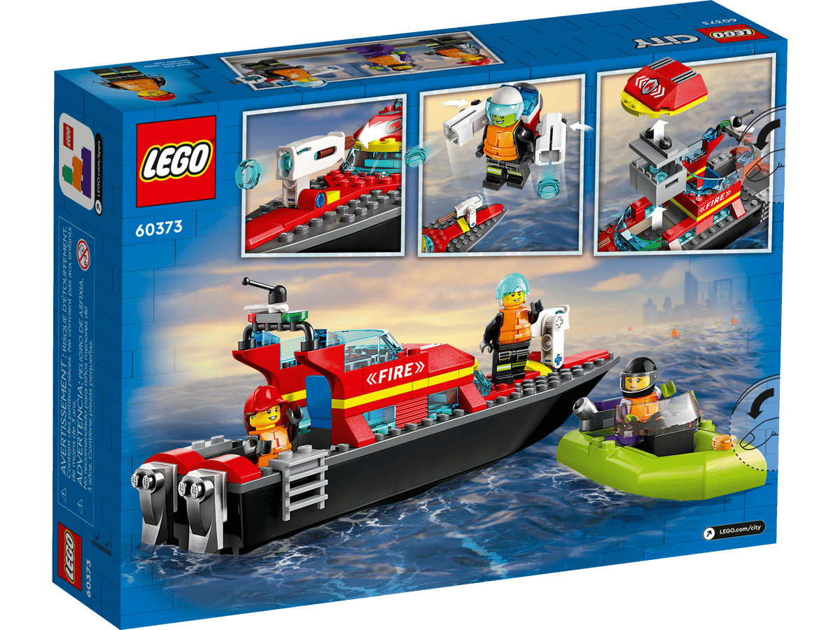 LEGO - City Fire Rescue Boat 60373