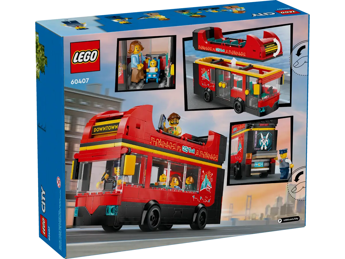 LEGO - City Red Double Decker Sightseeing Bus 60407