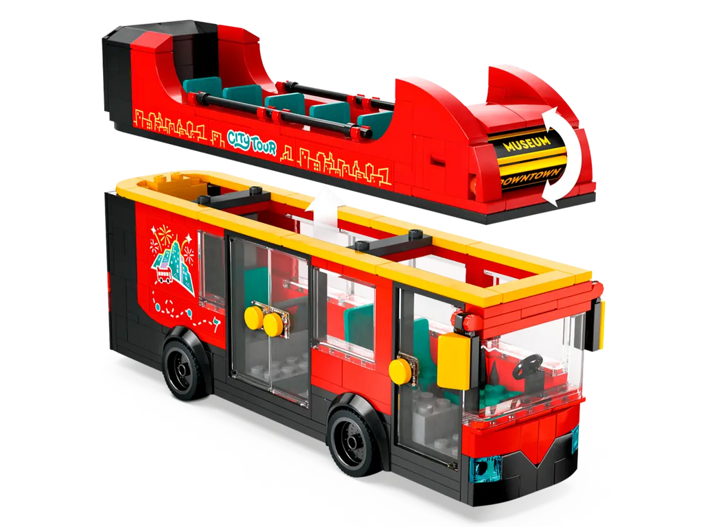 LEGO - City Red Double Decker Sightseeing Bus 60407