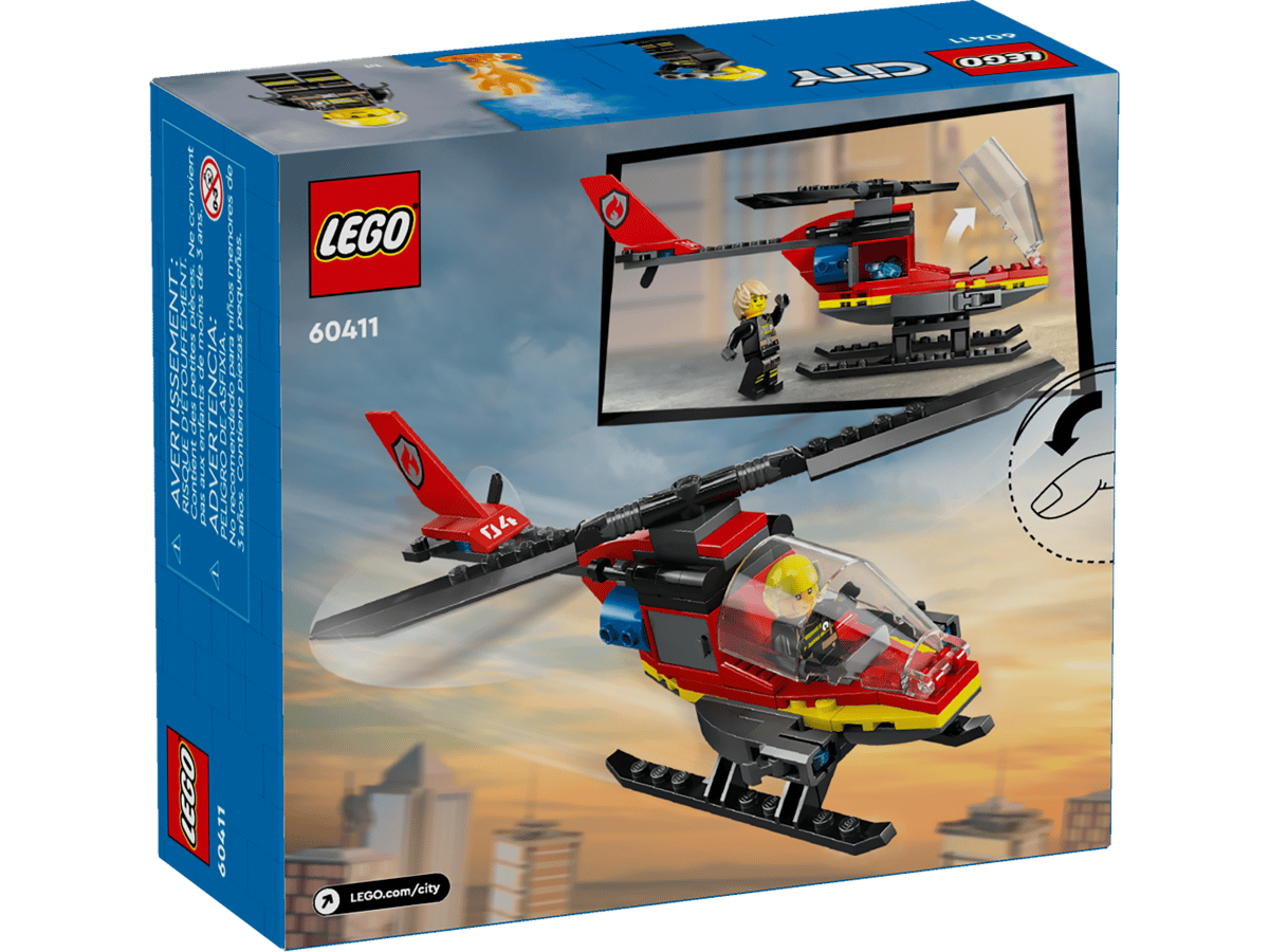 LEGO - City Fire Rescue Helicopter 60411