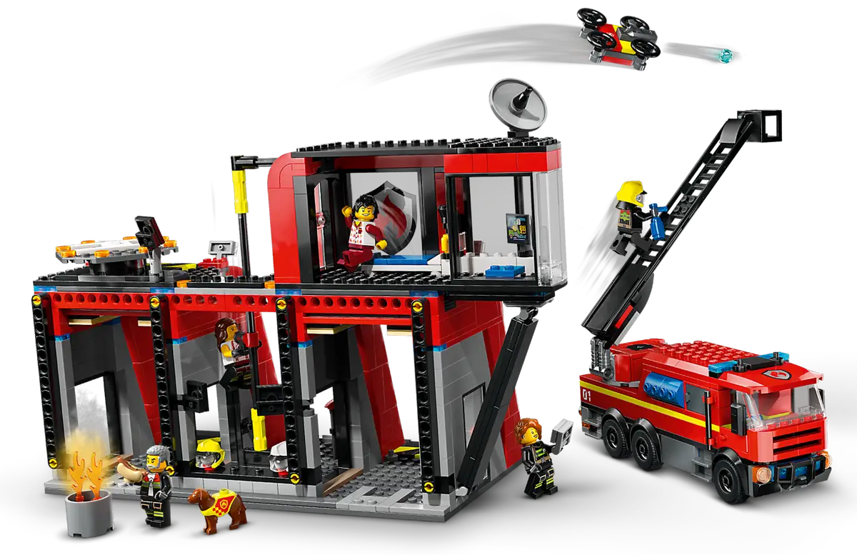 LEGO - City Fire Station with Fire Truck 60414